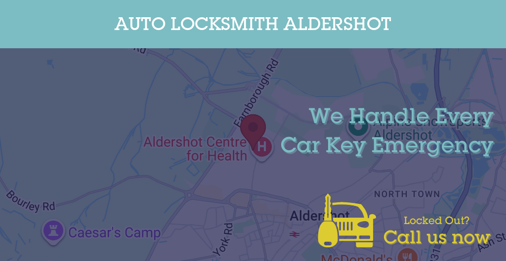 Auto Locksmith Services in Aldershot - GU postcode