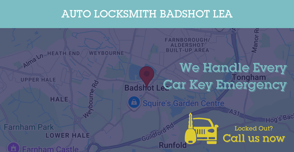 Auto Locksmith Services in Badshot Lea - GU postcode