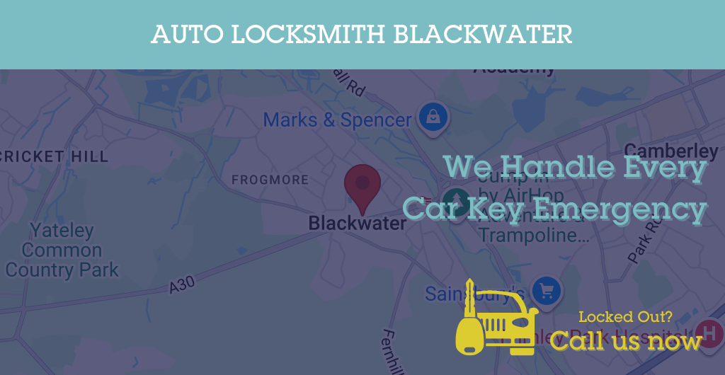 Auto Locksmith Services in Blackwater - GU postcode