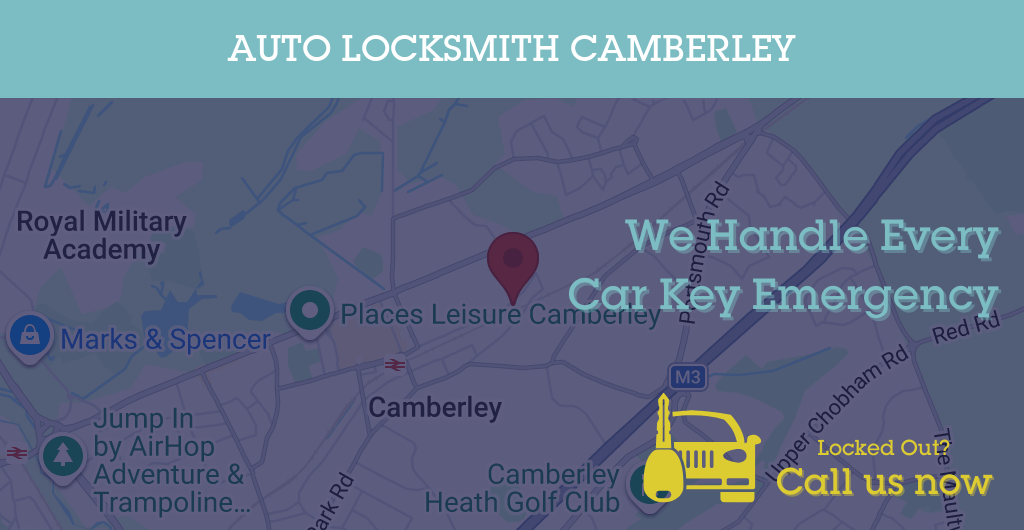 Auto Locksmith Services in Camberley - GU postcode