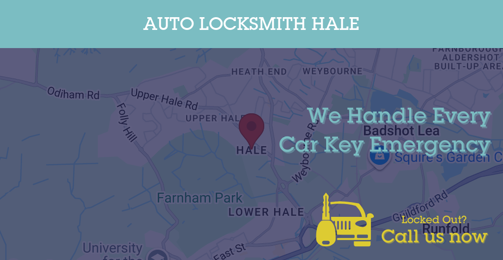 Auto Locksmith Services in Hale - GU postcode