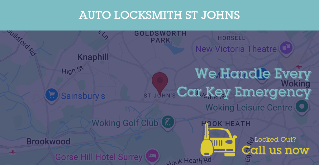 Auto Locksmith Services in St Johns - GU postcode